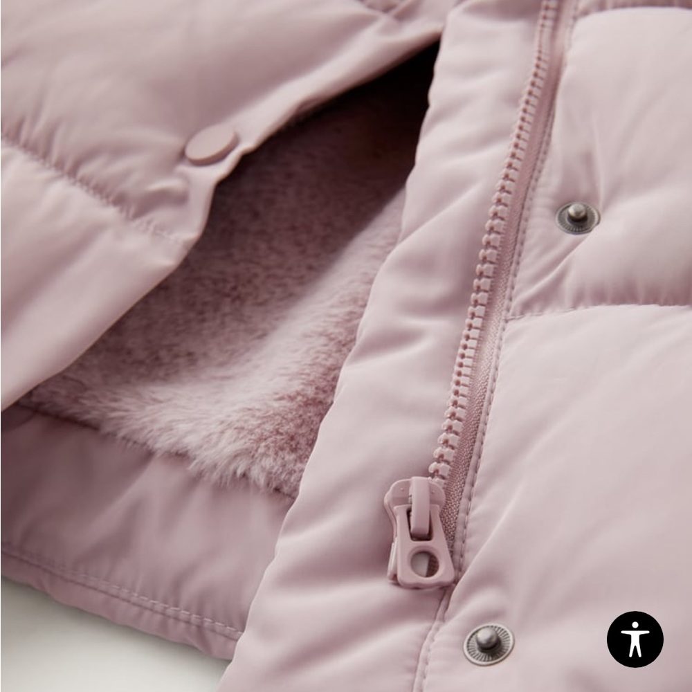 Zara 2023 Baby Girl Puffer Coat NWT - Picture 3 of 4